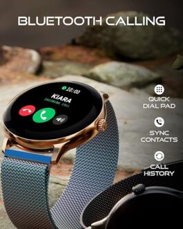 Fire-Boltt Phoenix Ultra Luxury Stainless Steel, Bluetooth Calling Smart Watch, AI Voice Assistant, Metal Body with 120+ Sports Modes, SpO2, Heart Rate Monitoring (Dark Grey)