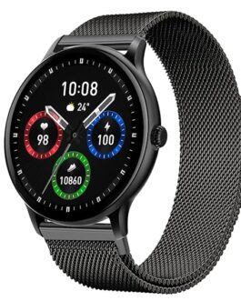 Fire-Boltt Phoenix Ultra Luxury Stainless Steel, Bluetooth Calling Smart Watch, AI Voice Assistant, Metal Body with 120+ Sports Modes, SpO2, Heart Rate Monitoring (Dark Grey)