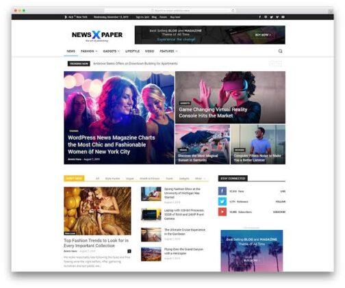 Newspaper wordpress theme